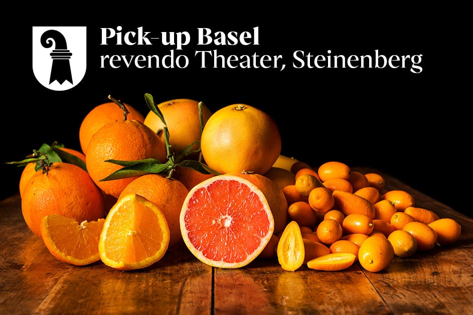 Orangen, Grapefruits, Kumquat (5kg pro Kiste) –<br>Abholung im revendo Basel