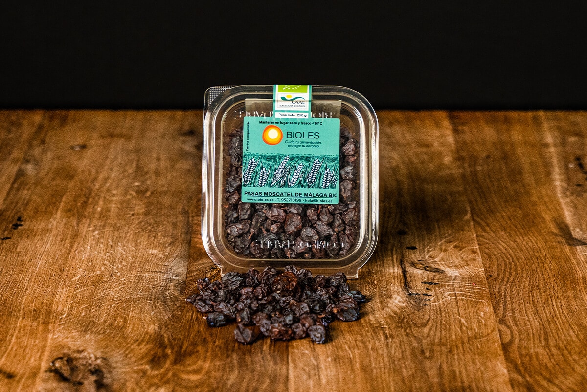 Sonnengetrocknete Weinbeeren «Moscatel de Málaga» (250g)